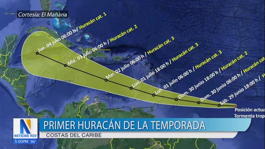 El Caribe se prepara para la llegada del huracán Beryl