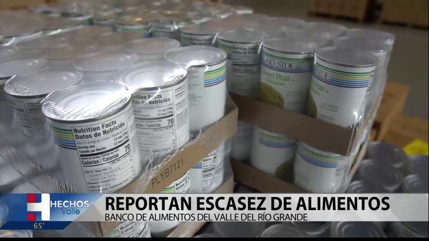 El Banco de alimentos del Valle de Texas está experimentando escasez de comida