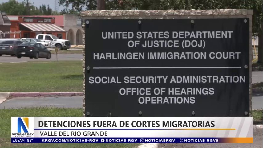 ICE detiene a tres personas en Harlingen tras audiencias migratorias