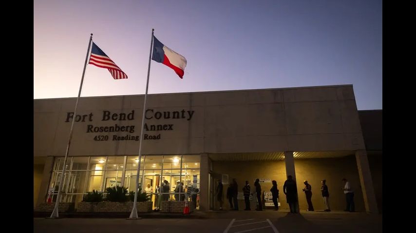 Texas turnout rate slightly down after first three days of early voting