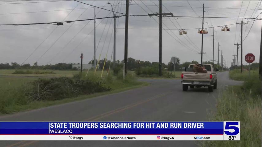 Driver at-large after Weslaco woman dies in hit-and-run crash, vehicle of interest identified