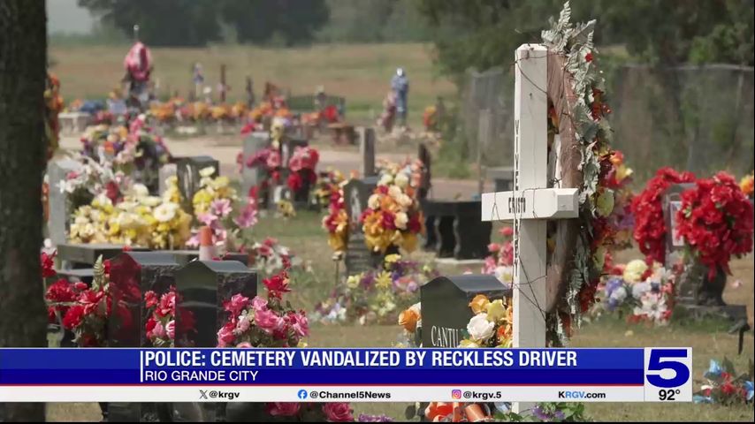 Police: Man in custody after damaging Rio Grande City cemetery