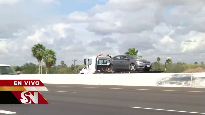 Accidente de tres vehículos en Alamo causa cierre de Expressway 83