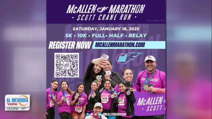 McAllen invita a participar de la próxima maratón en la ciudad