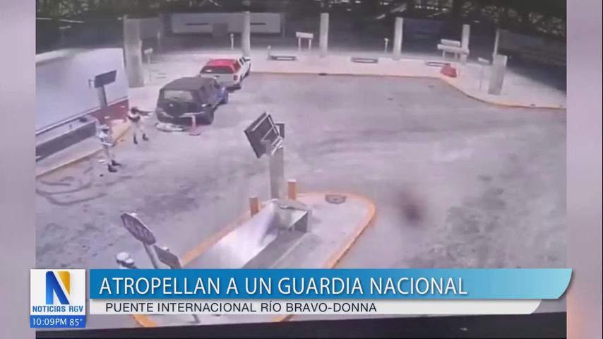 Guardia Nacional Herido en Puente Internacional Río Bravo-Donna