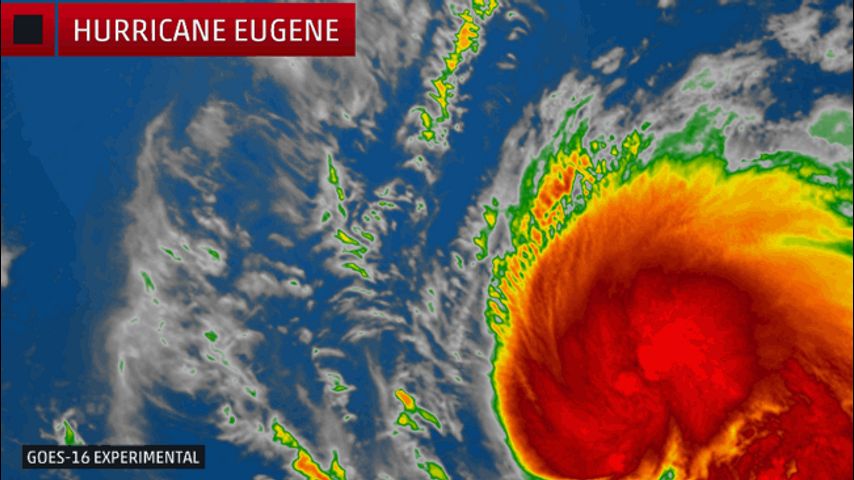 Eugene a Cat 3 hurricane off Mexico, but no threat to land