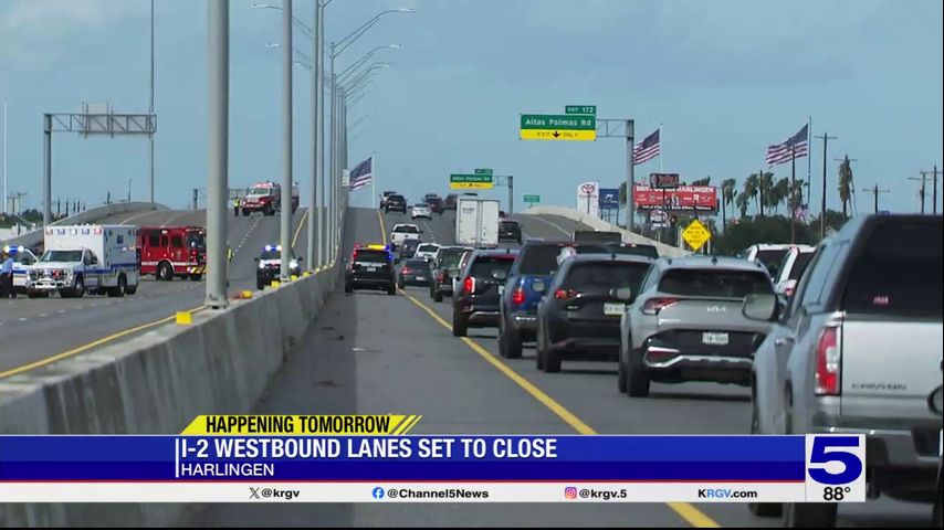 Expressway in Harlingen to close as part of DPS crash investigation