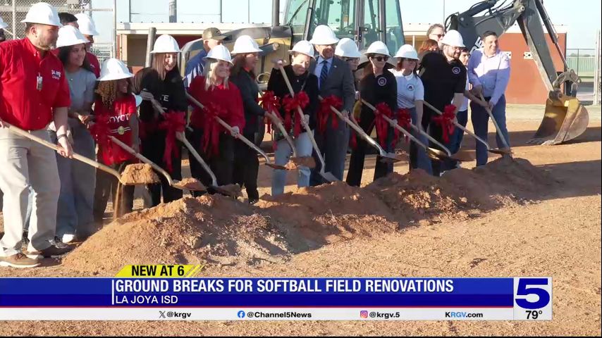 La Joya ISD breaks ground for softball field renovations