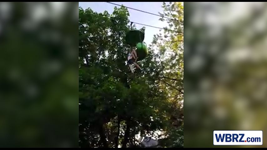 VIDEO: Dad, daughter catch teen as she falls from Six Flags ride