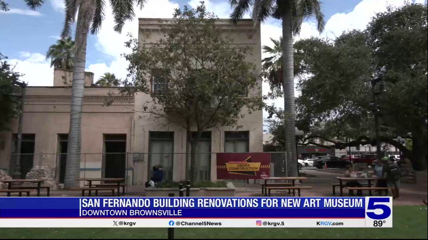 Historic Brownsville building being renovated into an art museum