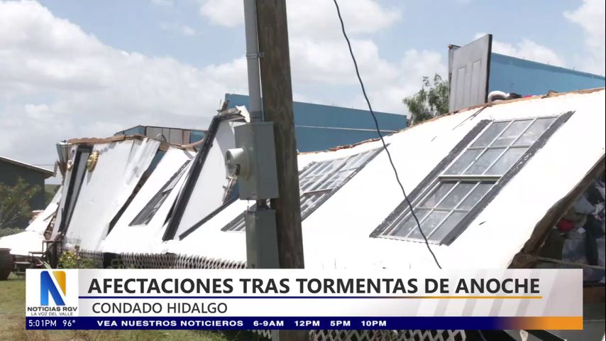 Residentes de Donna resultan afectados tras tormentas