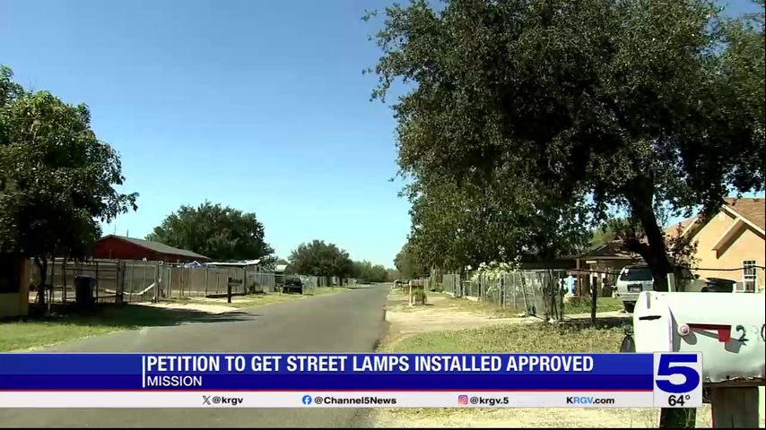 Mission resident successfully petitions to get streetlights in her colonia