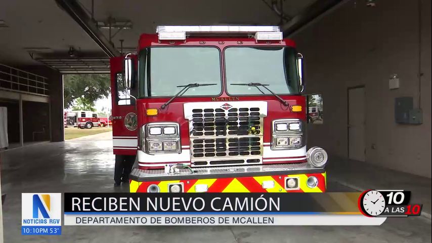 McAllen moderniza su flota de bomberos con un nuevo modelo de camión