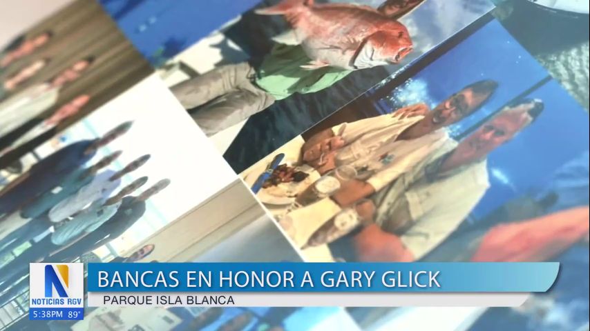 Parque Isla Blanca honra a Gary Glick con bancas locales