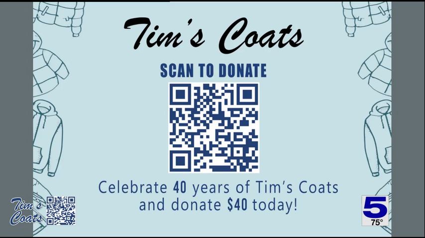 EXPLAINER: How to donate to Tim's Coats via QR code