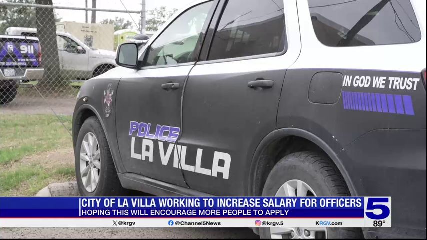 City of La Villa to discuss pay increase for police officers