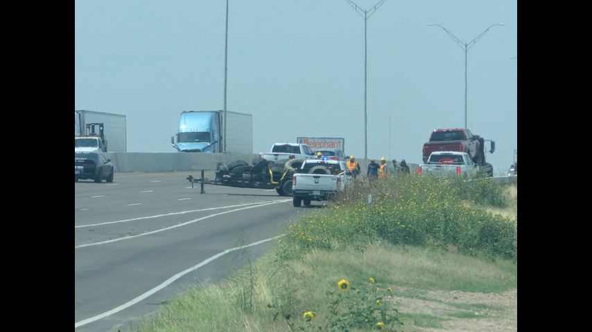 Choque de vehículos provoca el cierre de carreteras en I69-C cerca de Pharr