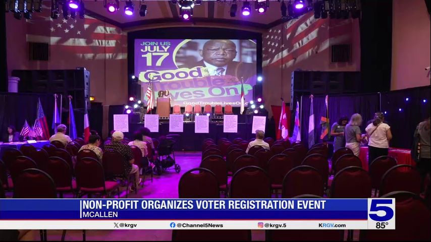 Non-profit organizes voter registration event in McAllen