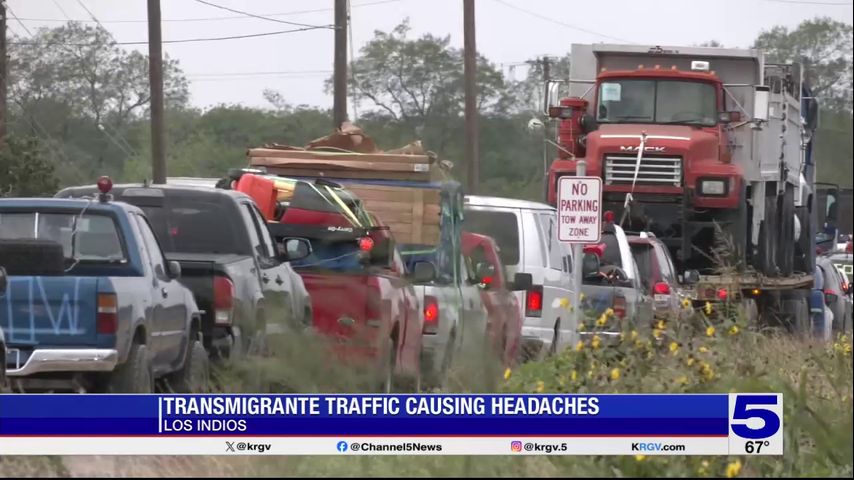 Los Indios tackling traffic congestion caused by transmigrantes