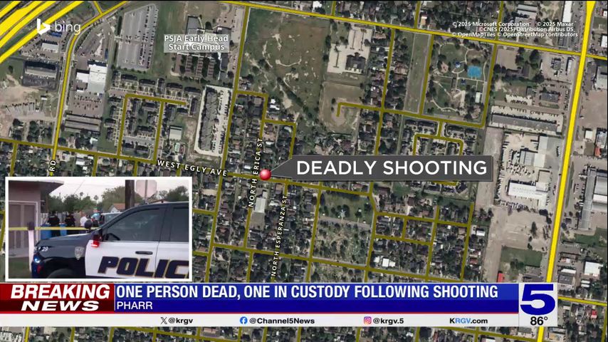 Man apprehended following deadly shooting in Pharr