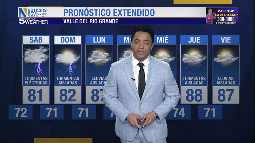 Viernes 2 de mayo: riesgo nivel 2 de 5 para tiempo severo desde la madrugada y para mañana