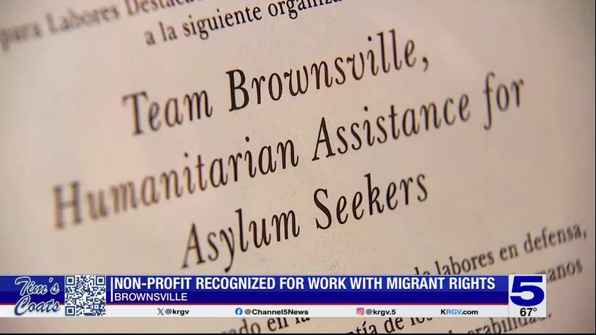 Brownsville non-profit receives award from Mexico for assisting asylum seekers