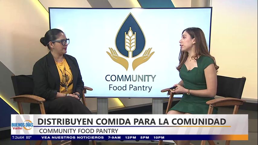 Despensa de alimentos comunitaria en Brownsville
