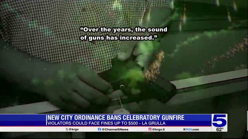 Celebratory gunfire banned in La Grulla