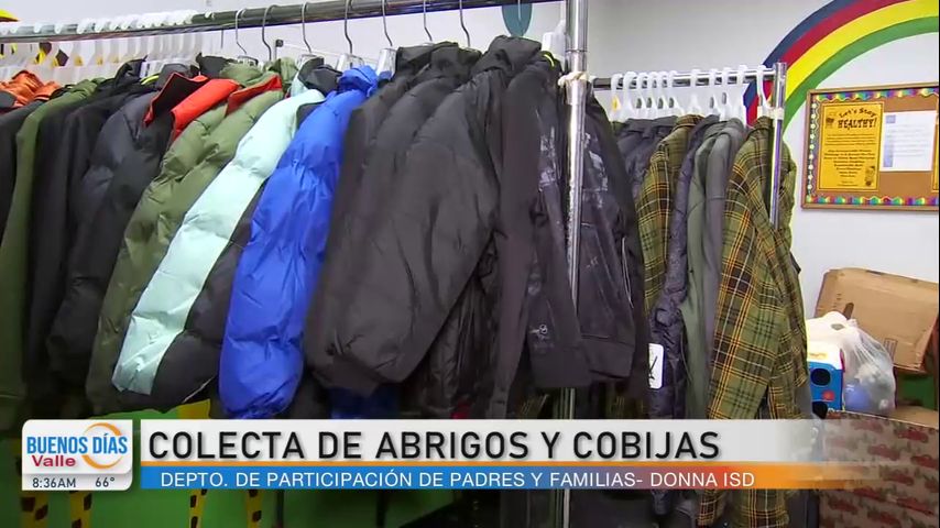 El Distrito Escolar de Donna realiza una colecta de abrigos y cobijas