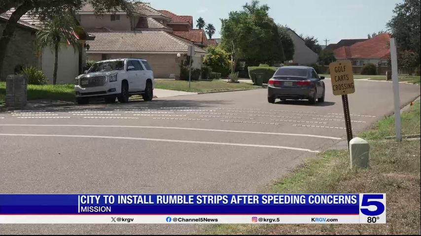 Rumble strips to be installed in Mission neighborhood following speeding concerns