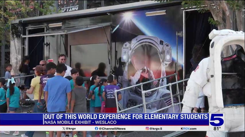 Weslaco ISD students get out-of-this-world learning experience with NASA mobile exhibit