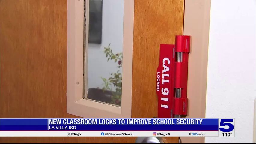 La Villa ISD installs new locks at classroom doors to improve security