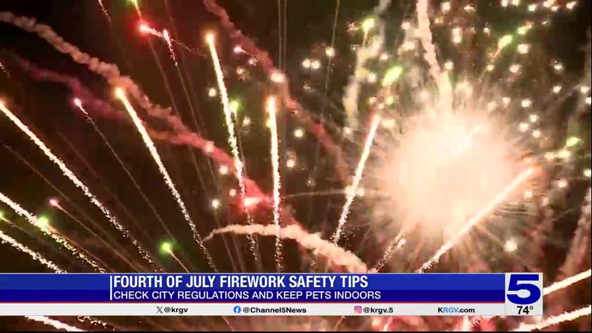 Firework safety tips for the 4th of July holiday