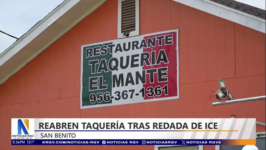 Taquería en San Benito reabre tras redada migratoria de ICE