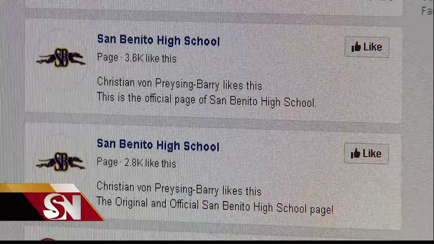 Investigan página de Facebook falsa de San Benito CISD