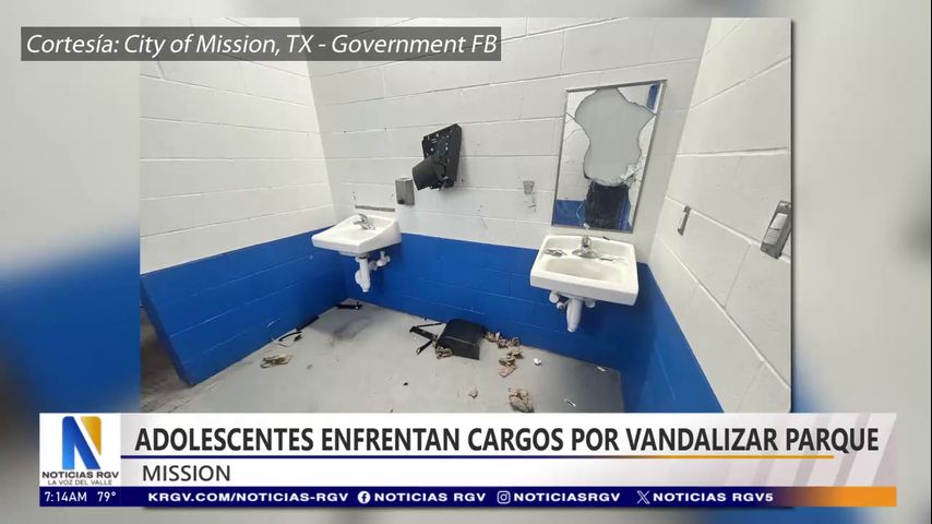 Tres jóvenes enfrentan cargos por vandalizar un parque en Mission