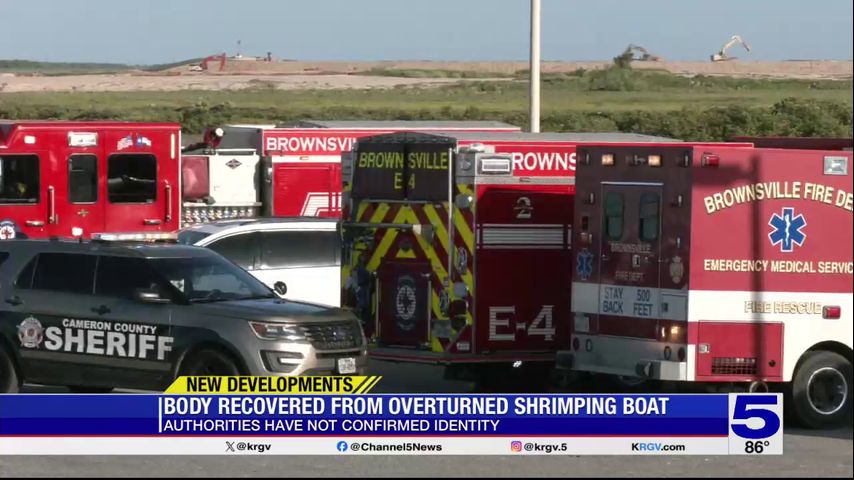 Body found in capsized vessel on Brownsville Ship Channel confirmed to be missing captain, sheriff says