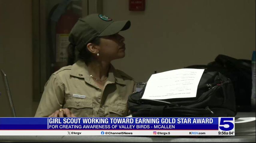 McAllen Girl Scout member working to earn gold star award
