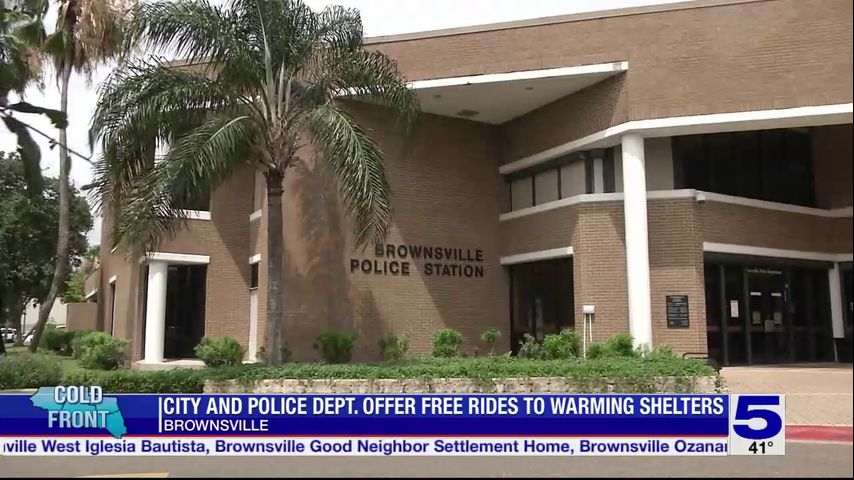 Brownsville police offering rides to their warming centers