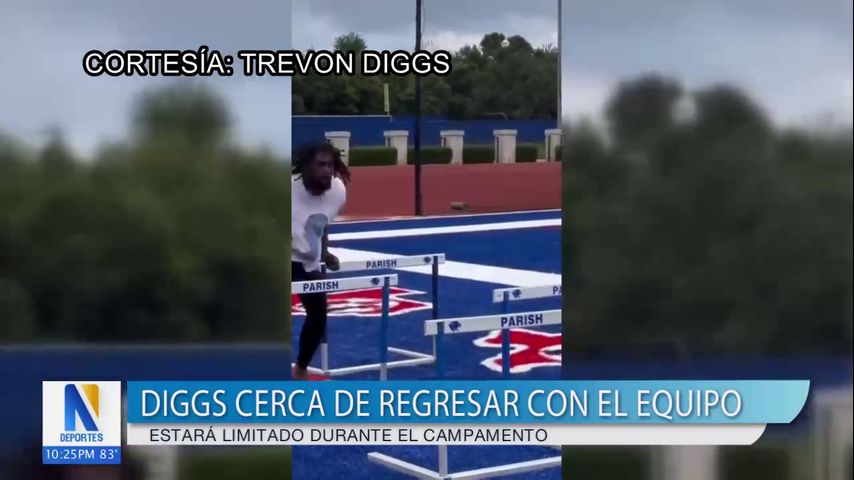 Trevon Diggs sigue en recuperación tras lesión, se encuentra limitado durante campamento