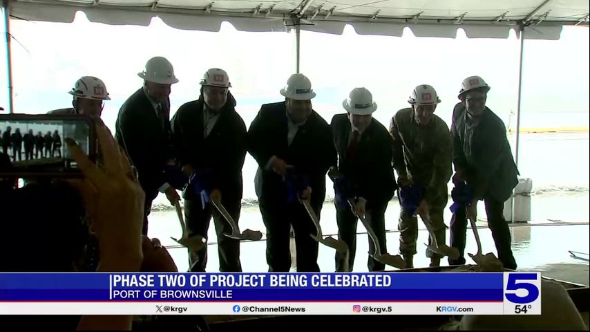 Port of Brownsville celebrates phase two of ship channel project