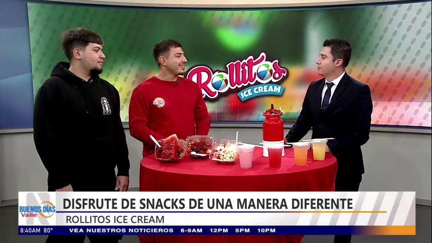 Tienda especializada en elaborar helados de rollitos