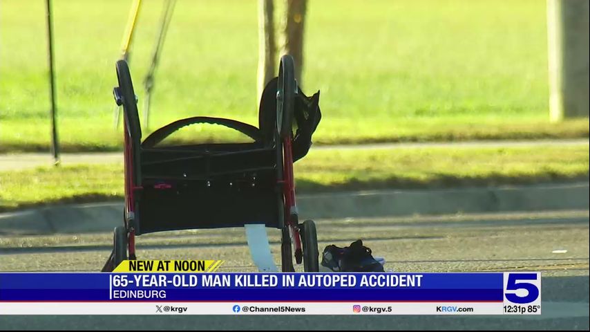 Man dies following auto-pedestrian crash in Edinburg