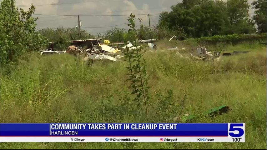 Harlingen community takes part in cleanup event