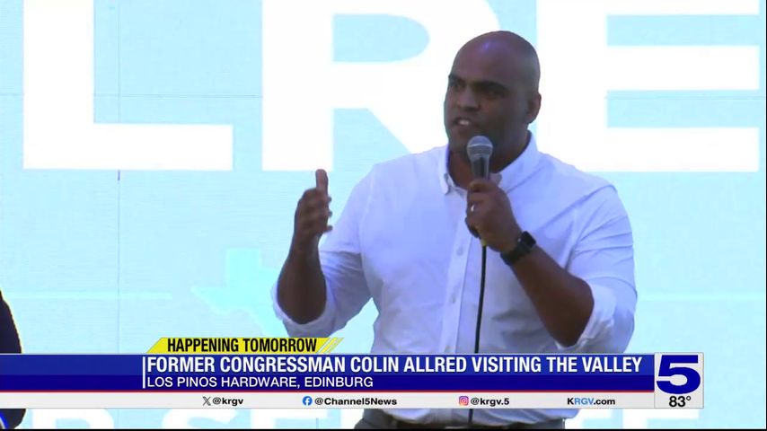 Senatorial candidate Colin Allred meeting with business leaders in Edinburg