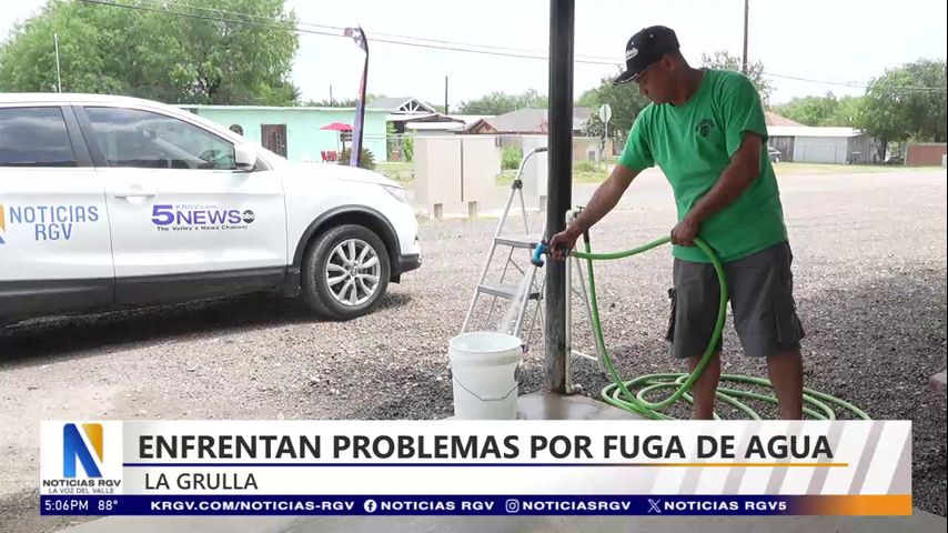 Residentes de La Grulla afectados tras fallas en el servicio de agua