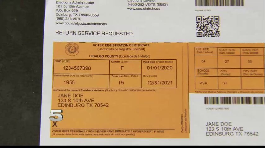 Report Inaccurate Voter Registration Cards, Hidalgo Co. Elections Official Says