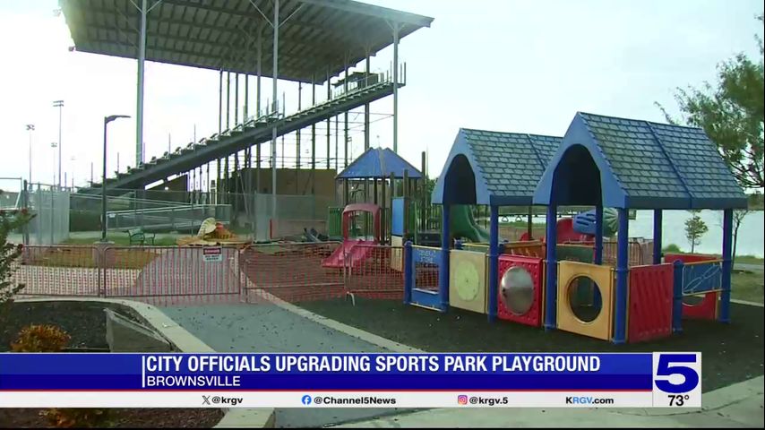 Brownsville city officials upgrade Sports Park playground