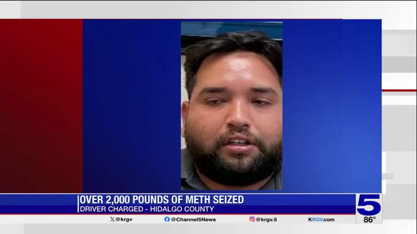 More than $2.4 million worth of methamphetamine seized at Pharr port of entry