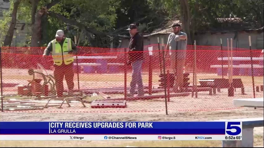 La Grulla park receives upgrades